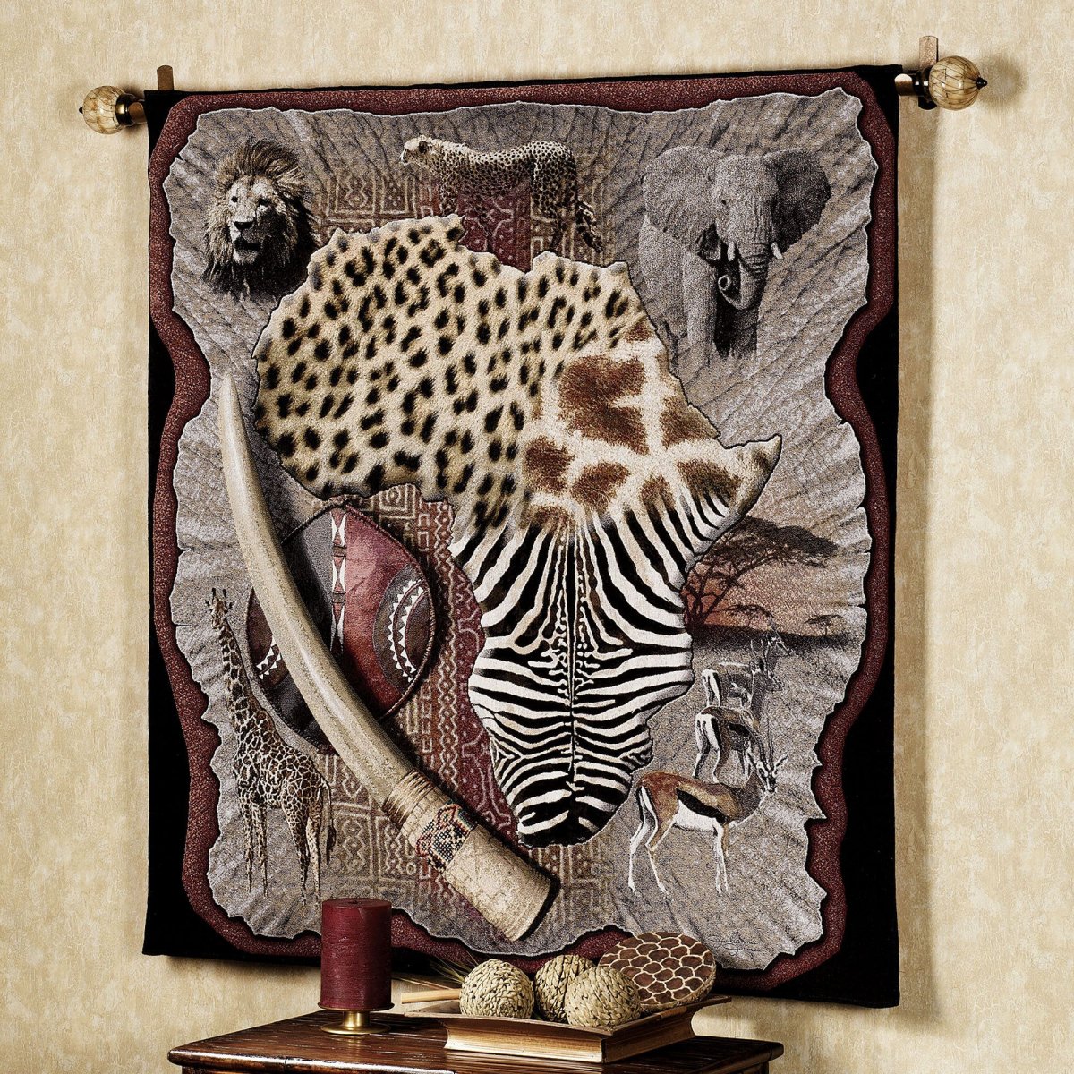 Панно в африканском стиле