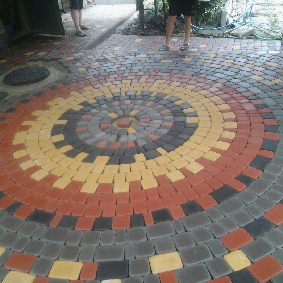 Готика бетонная тротуарная плитка