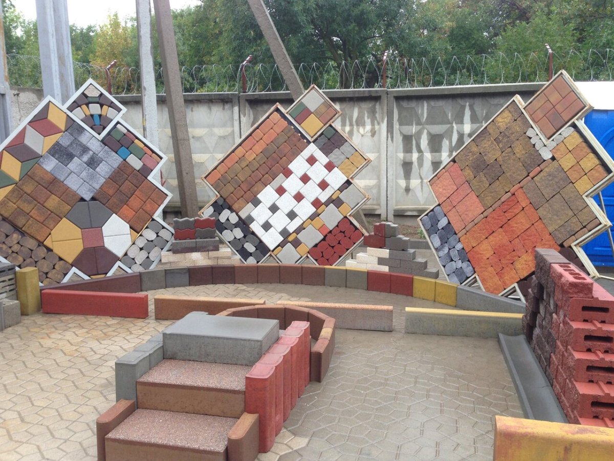 Витрина для тротуарной плитки