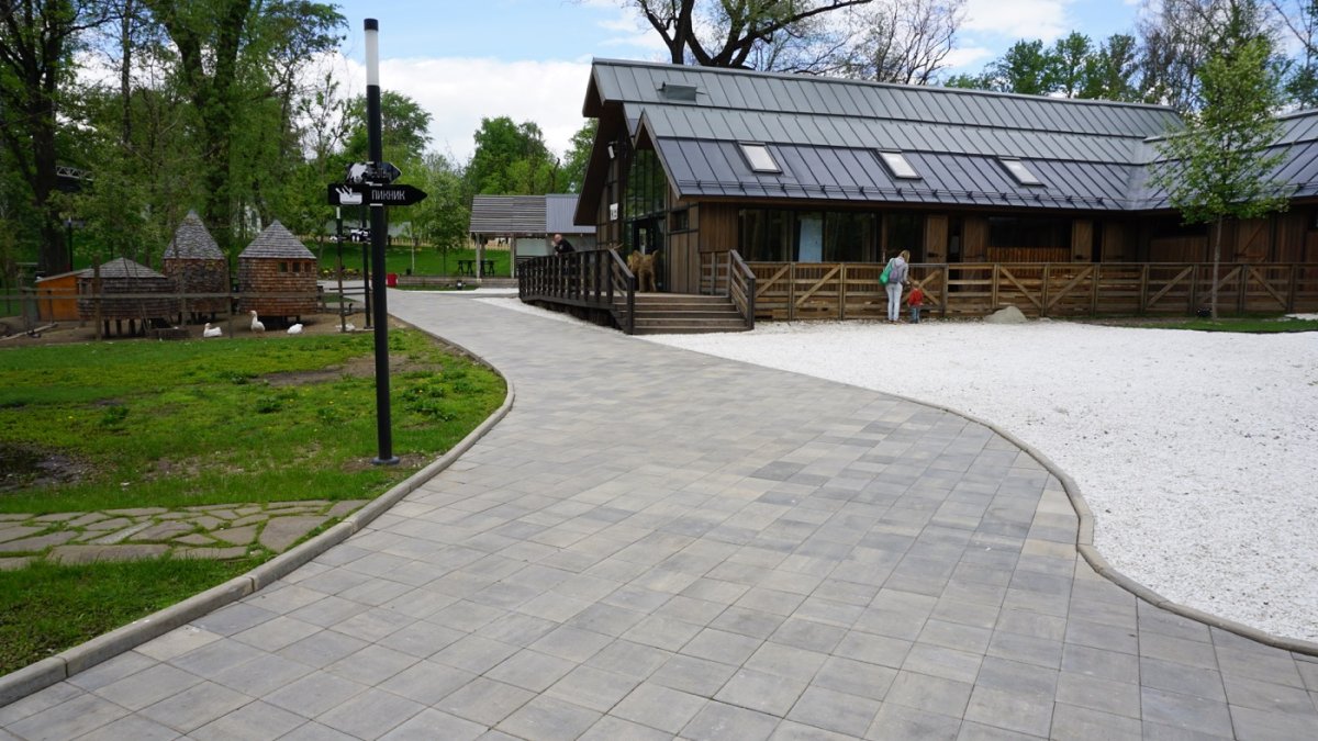 Готика - тротуарная плитка квадрат натур -танго