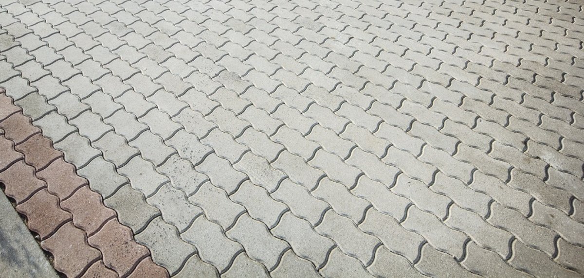 Тротуарная плитка зигзаг