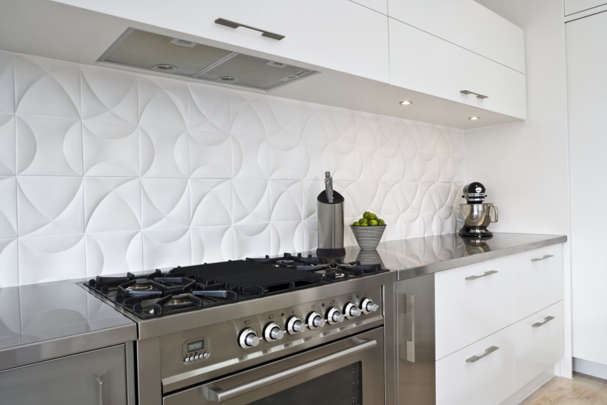 Рельефная плитка для кухонного фартука