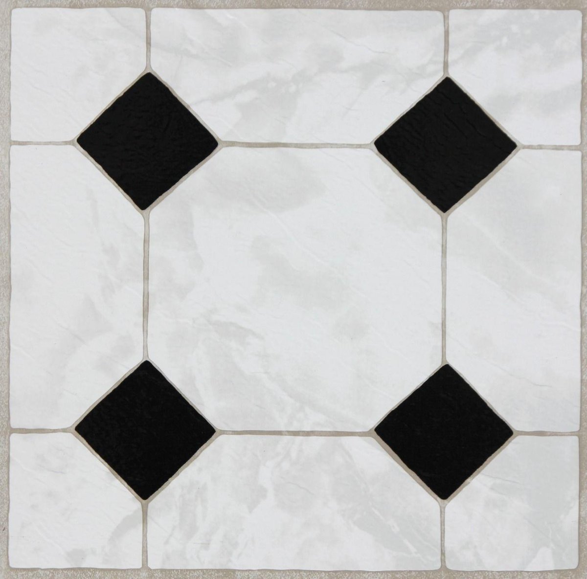 Белая плитка с кубиками черными