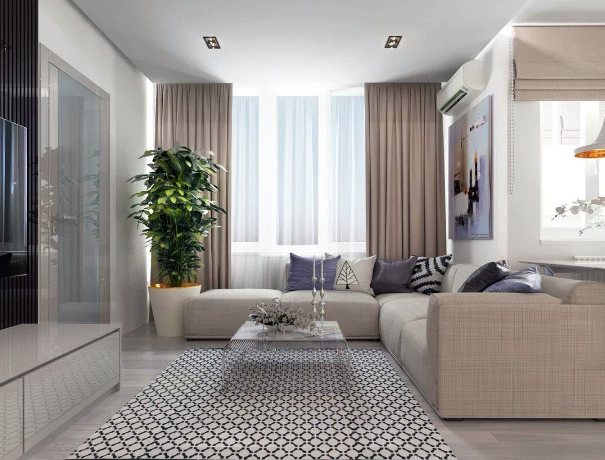 Стильная маленькая гостиная