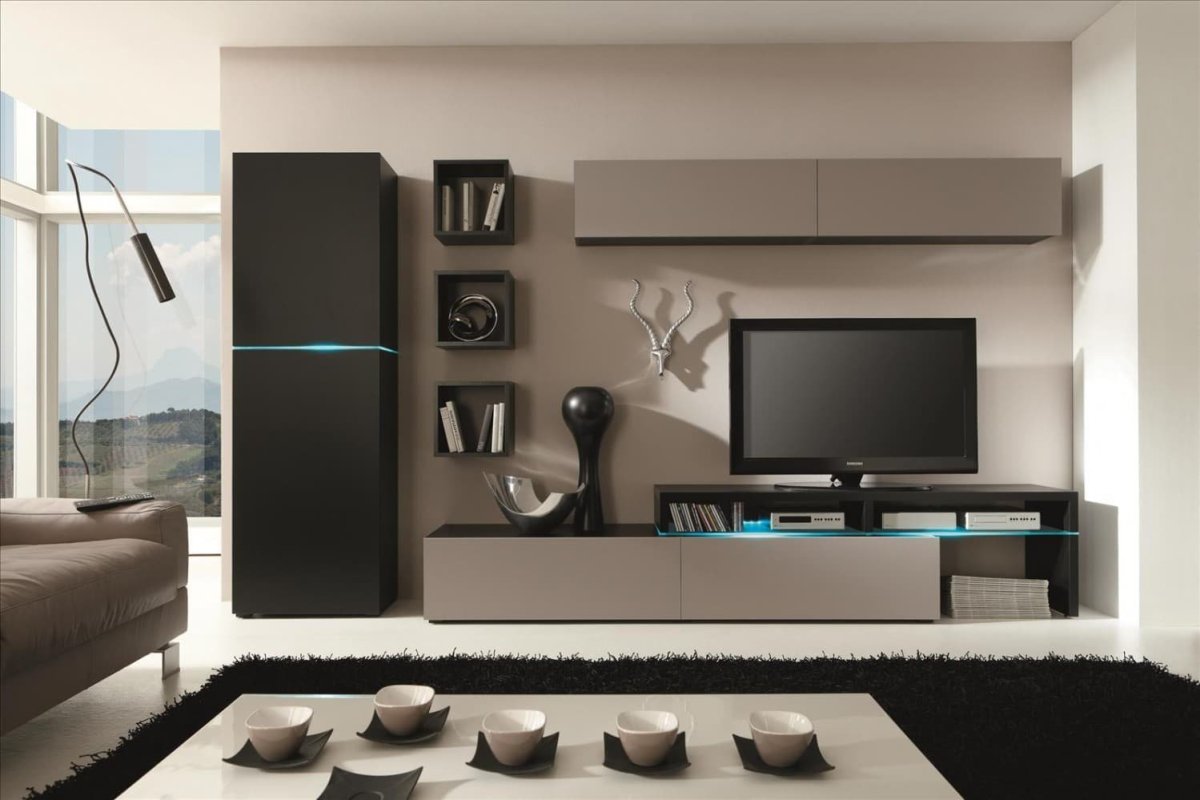 Стенка под телевизор в гостиную икеа