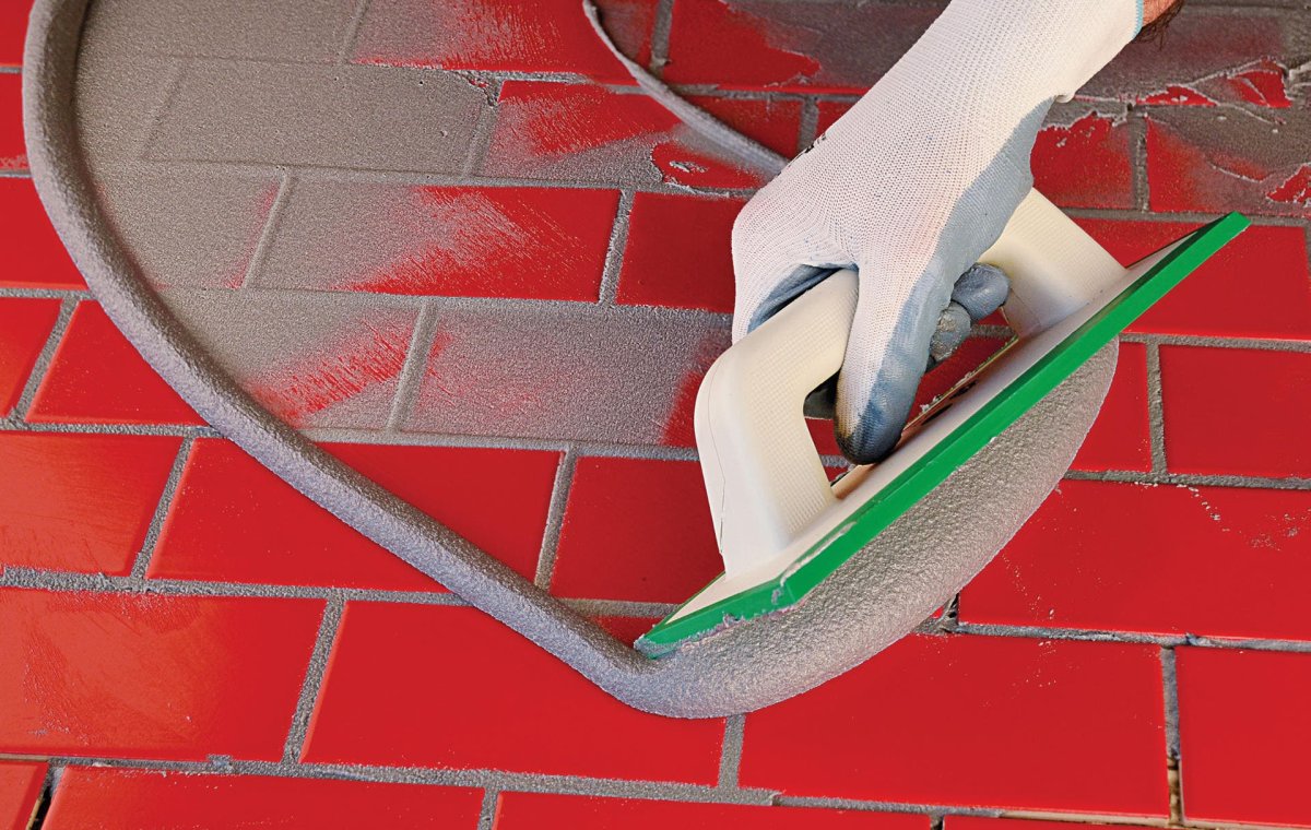 Цементная затирка для плитки