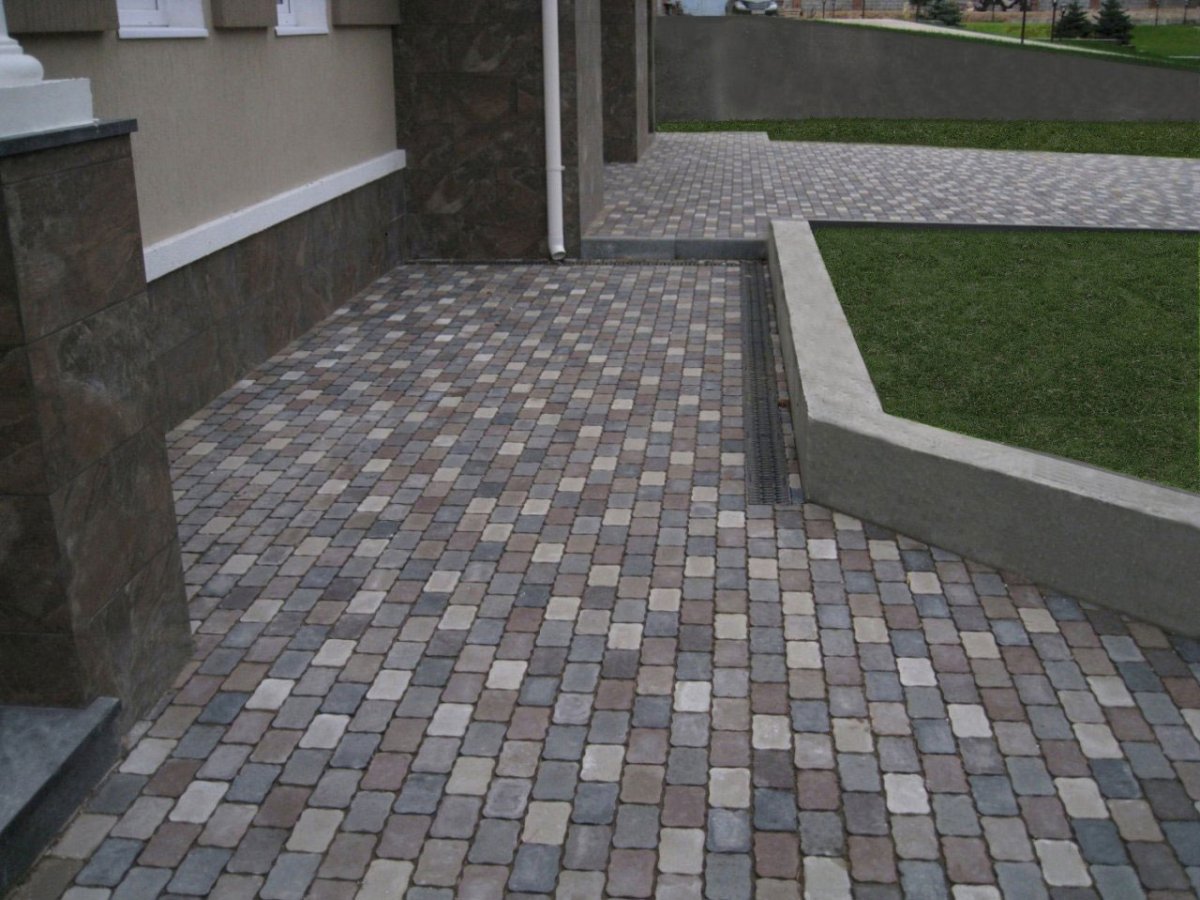 Фарбштайн брусчатка