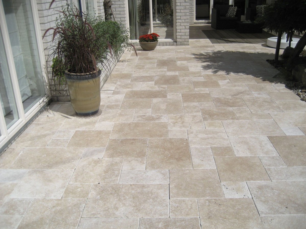 Брусчатка травертин Бавария