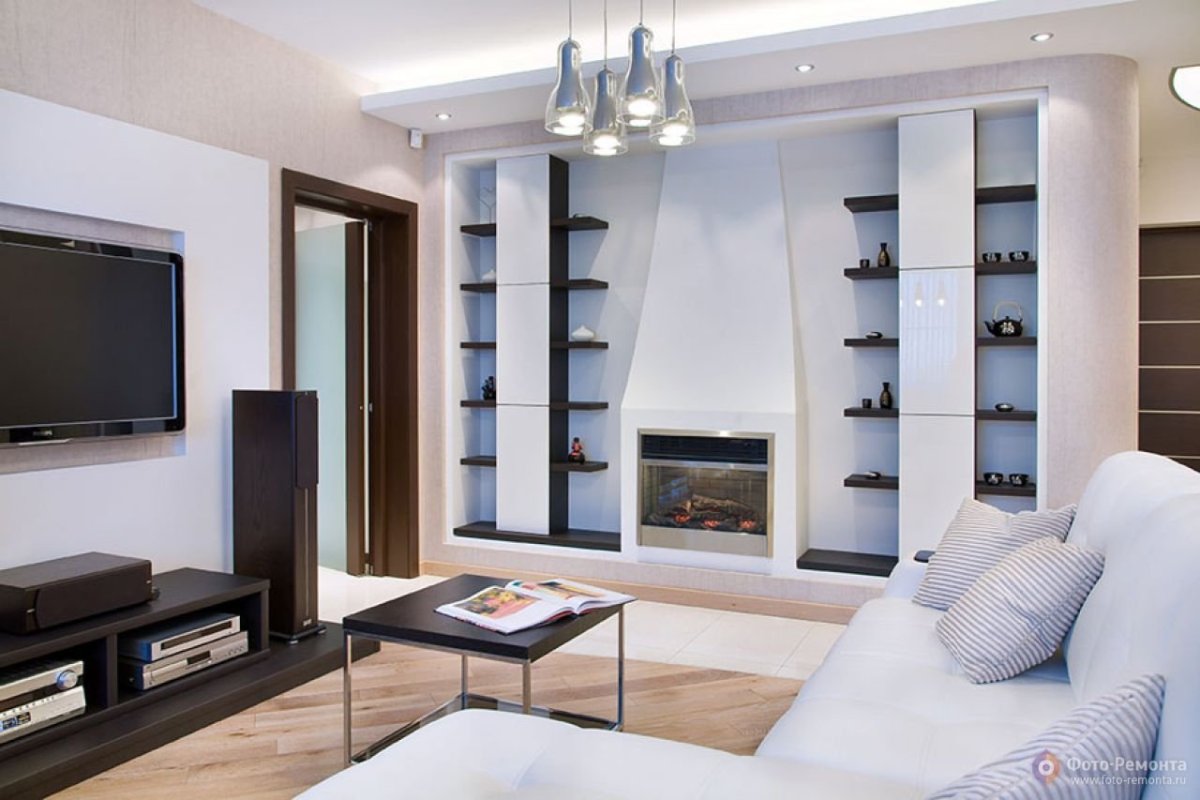 Интерьер гостиные 4 на 4