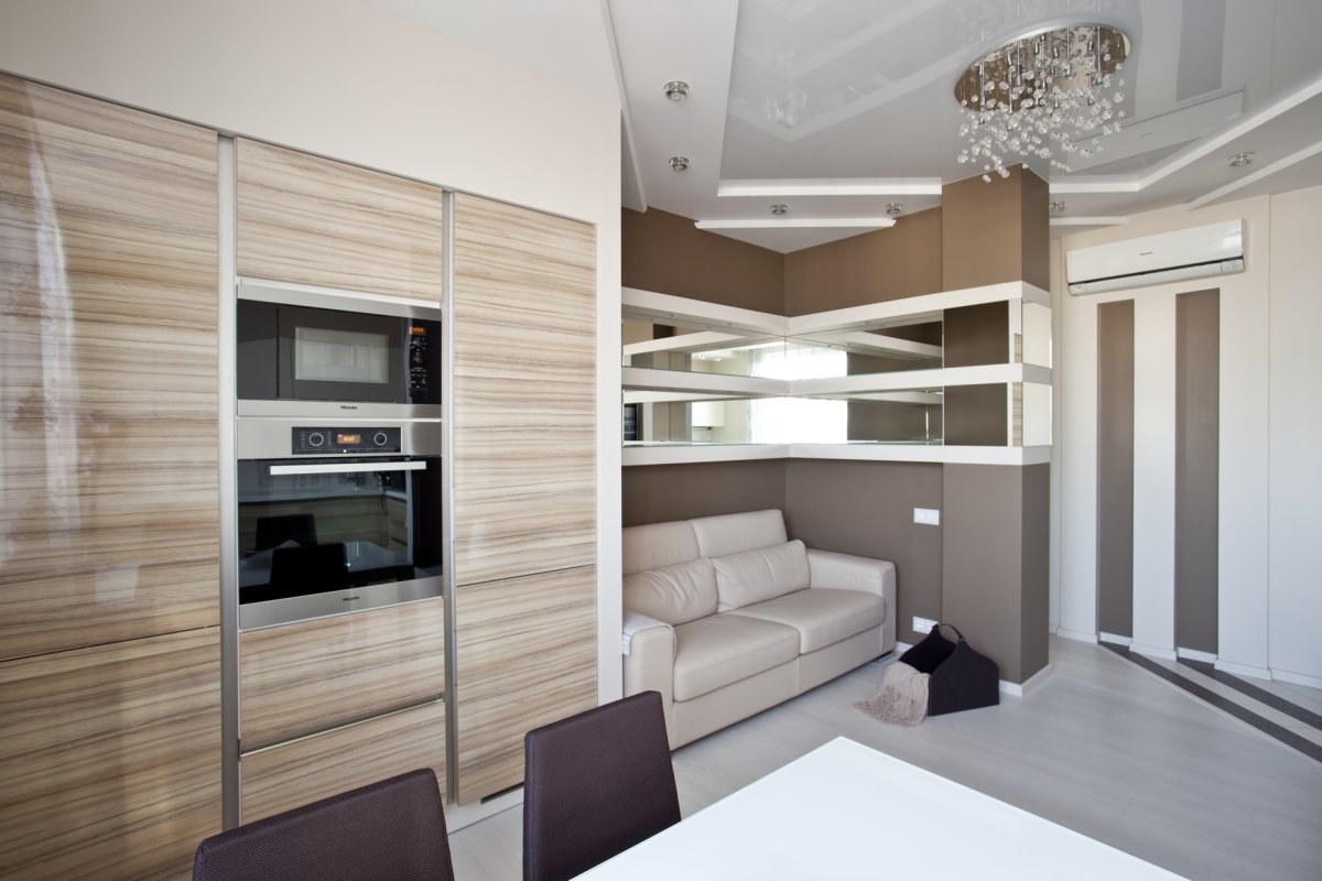 Интерьер 3 квартиры 80 кв.м