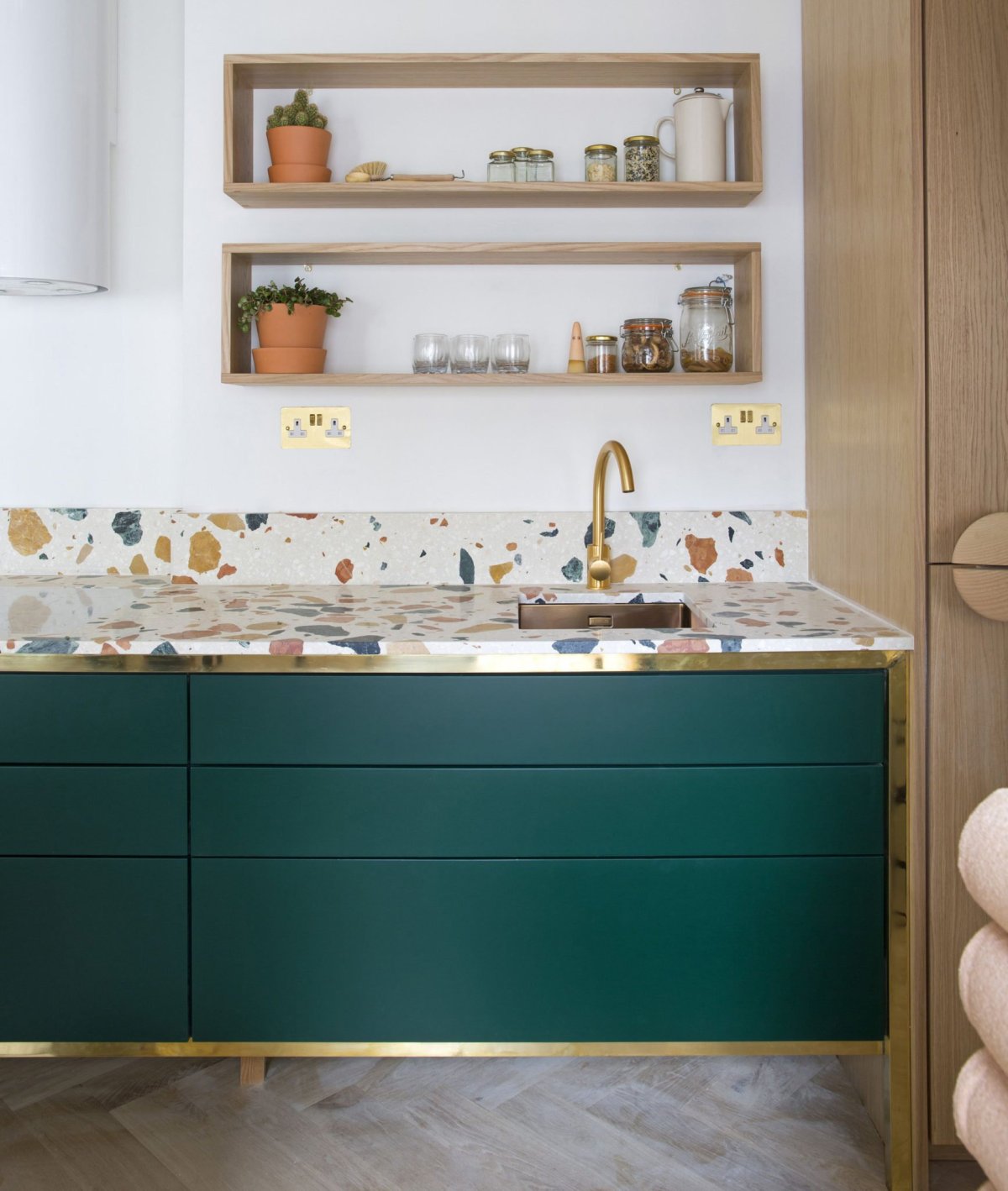 Терраццо на кухне