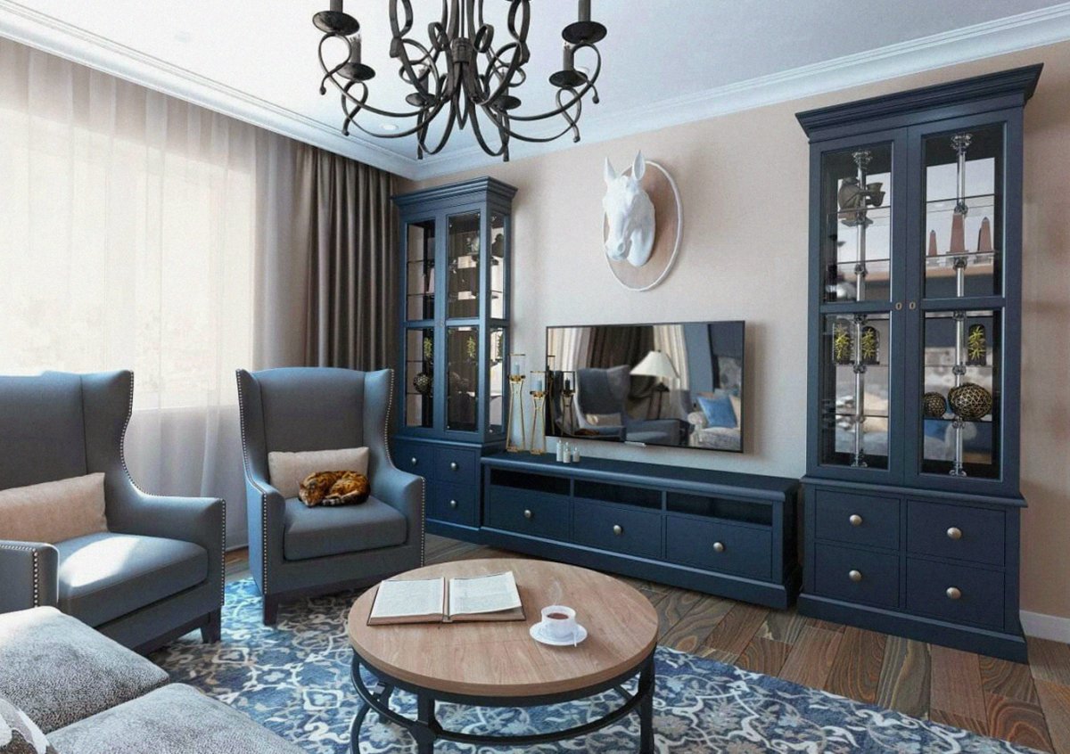 Гостиная Неоклассика Тиффани