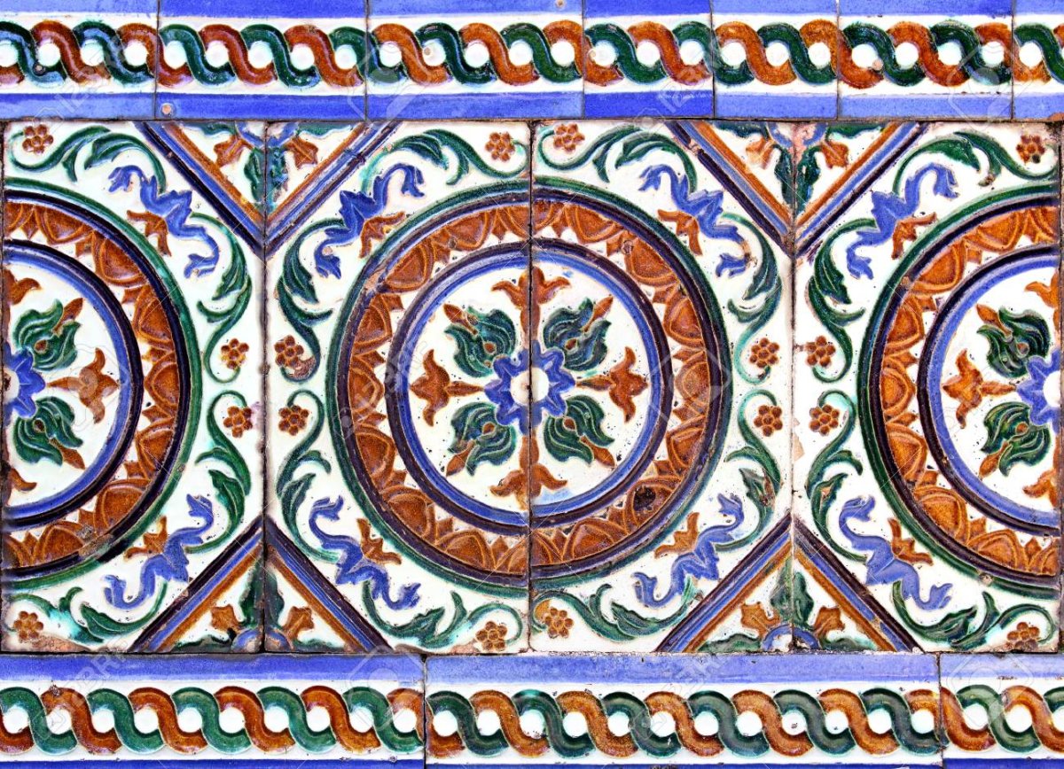 Испано мавританский орнамент керамика