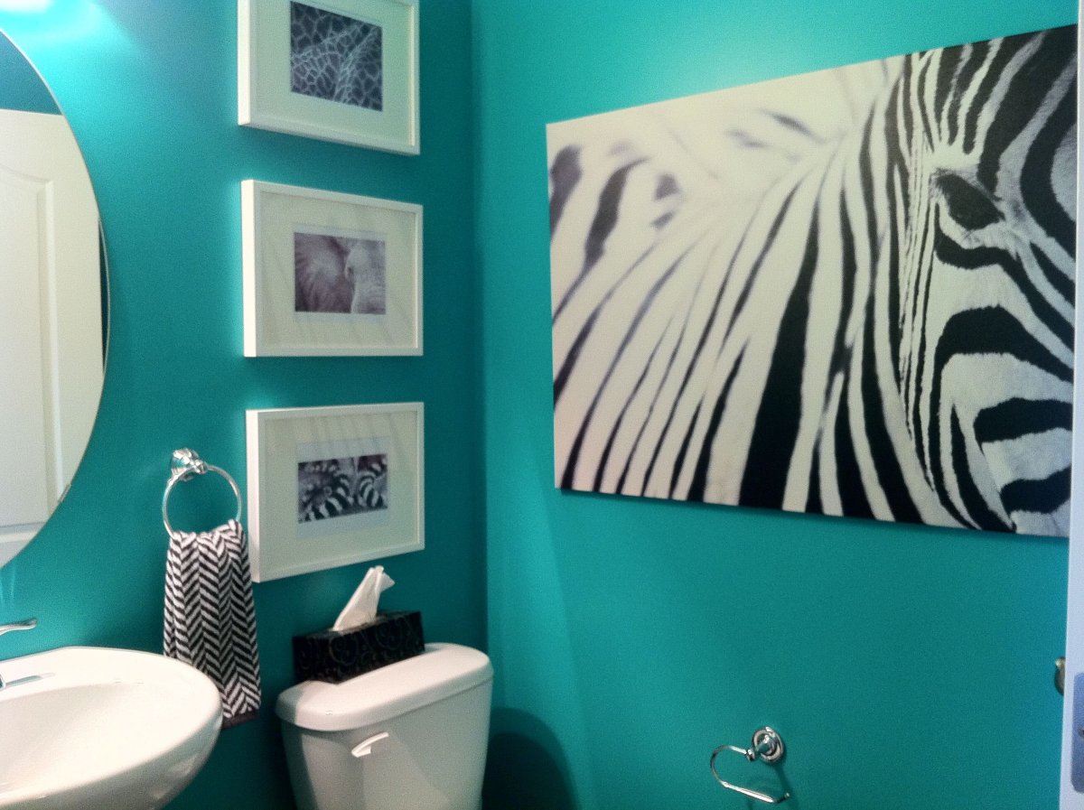 Ванная комната Зебра