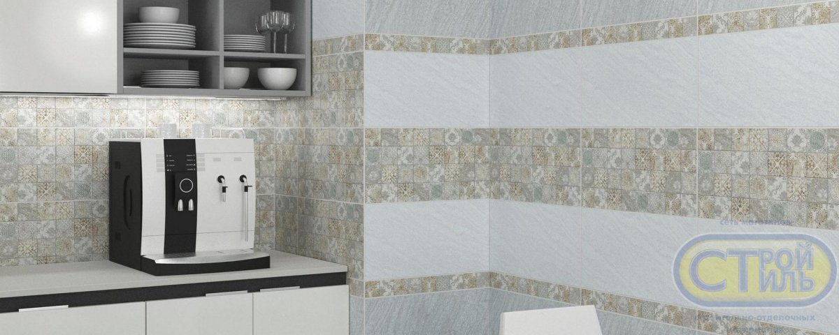 Плитка Рамина серая Березакерамика