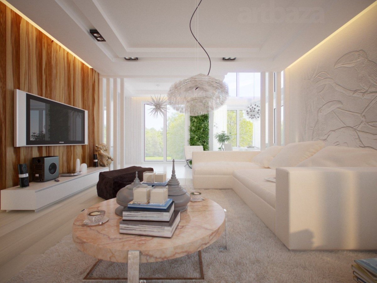 Современный светлый интерьер