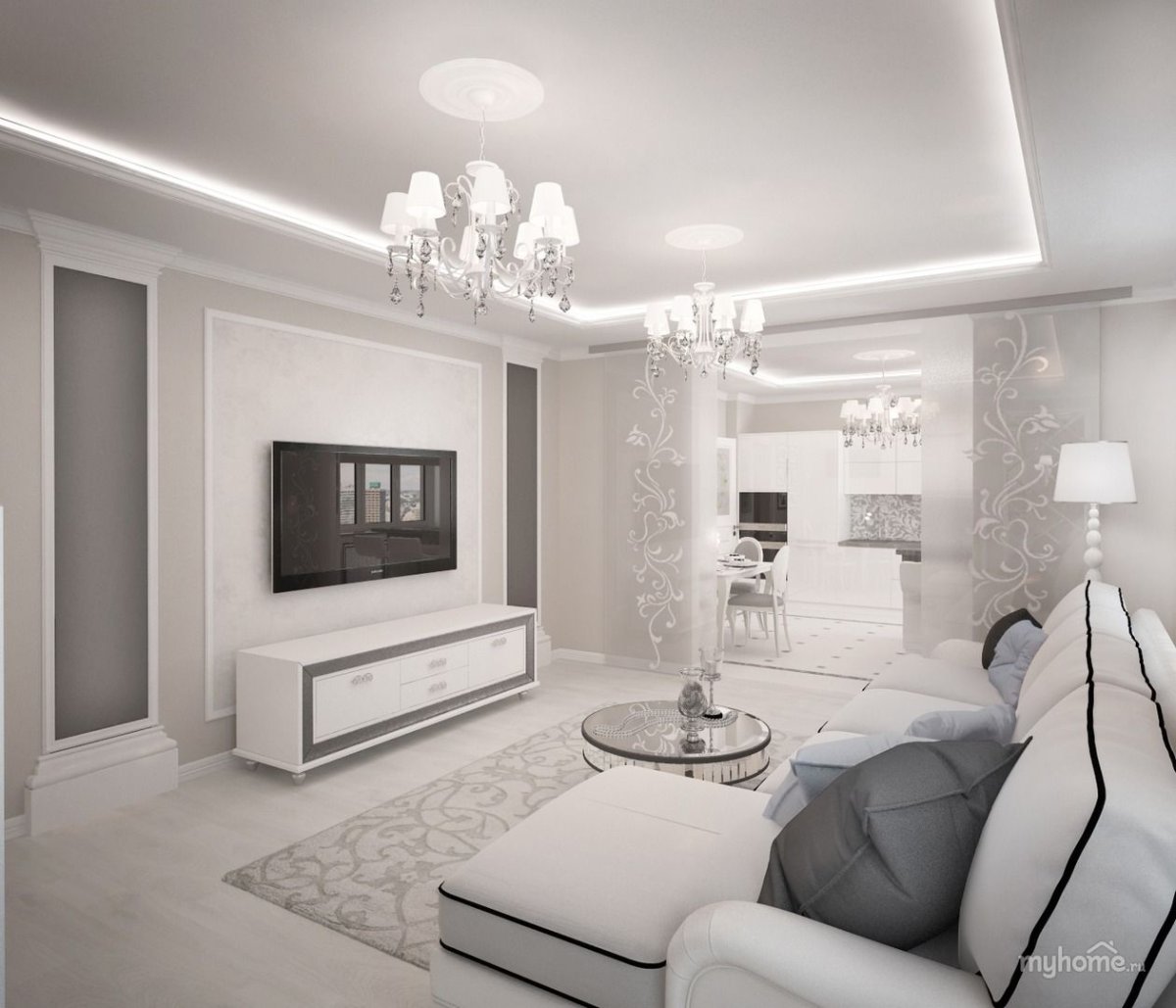 Интерьер гостиной комнаты