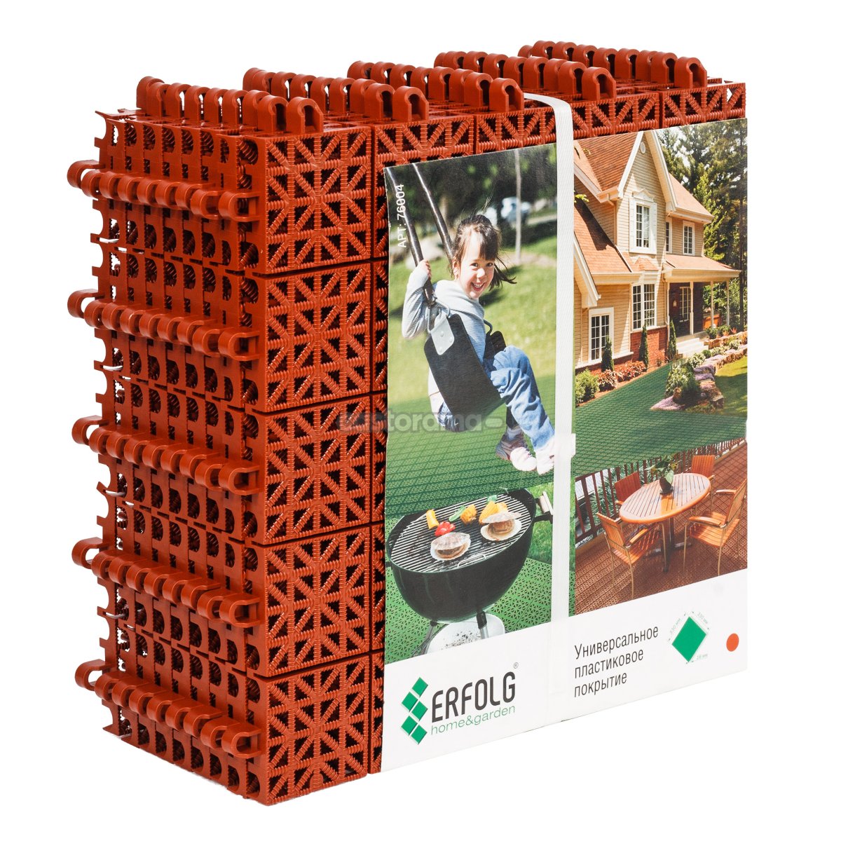 Пластиковая уличная модульная плитка Erfolg Home & Garden