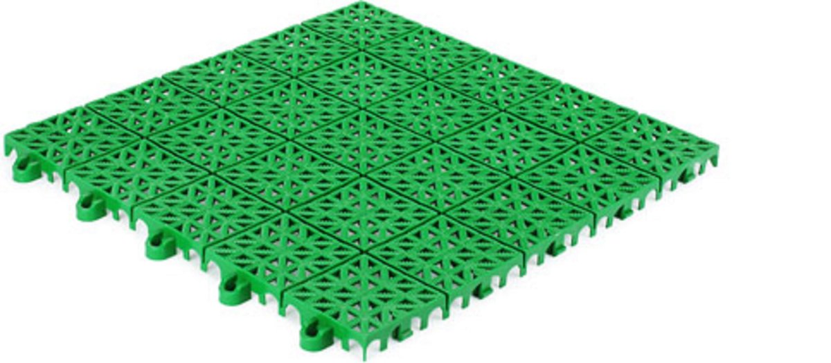 Покрытие модульное Erfolg Home & Garden 33x33 см, зеленый