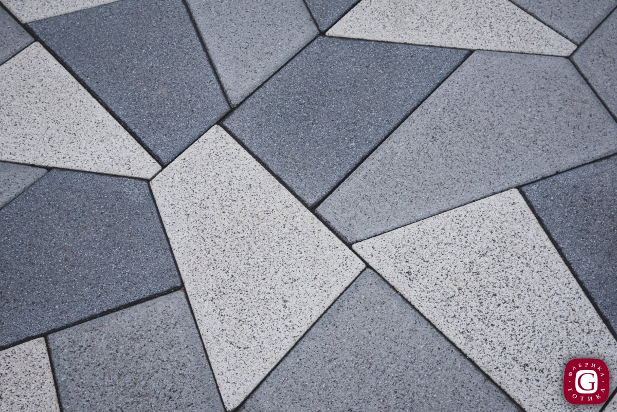 Тротуарная плитка полигональ Готика