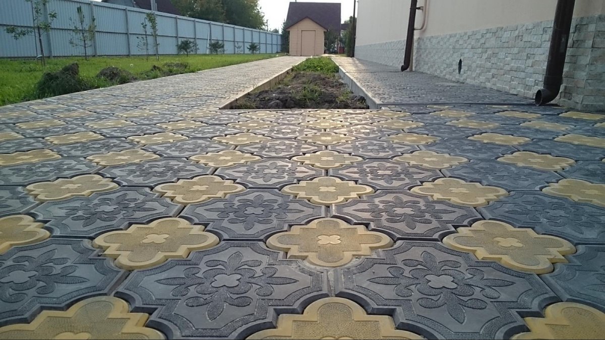 Тротуарная плитка Клевер Краковский