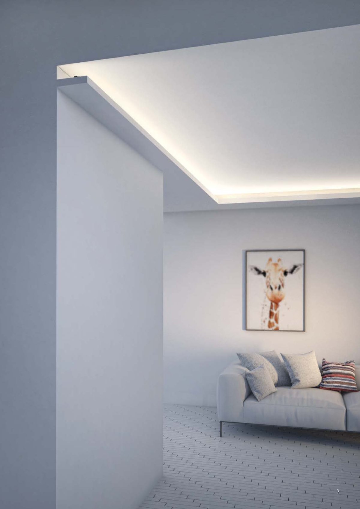 Профиль для закарнизной подсветки Arlight