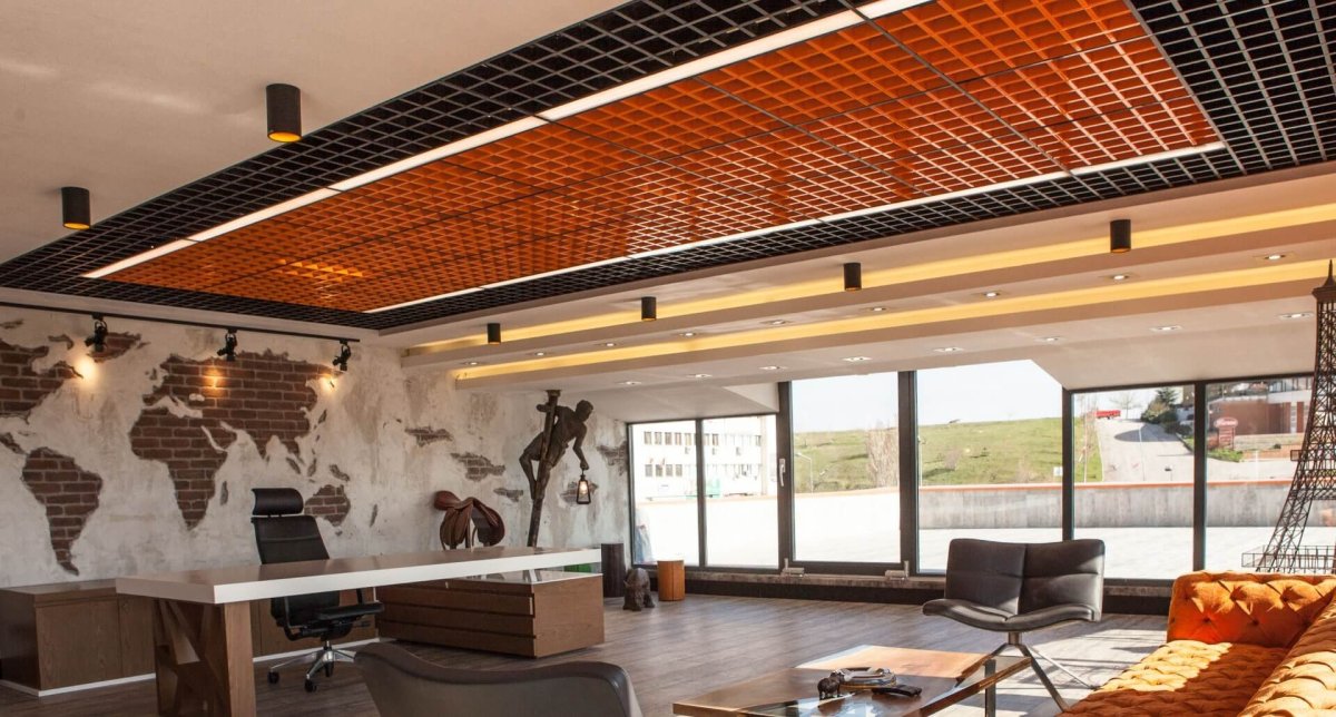 Потолок Грильято лофт