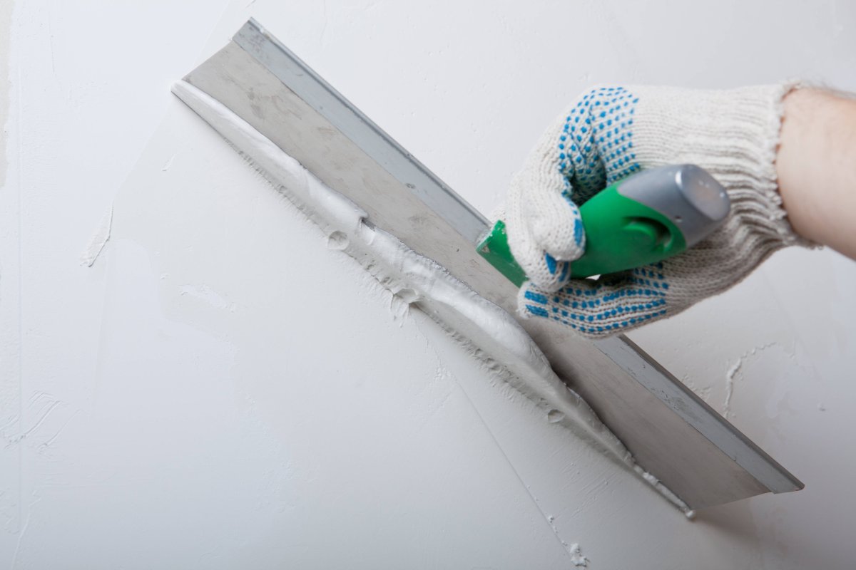 Шпатлевание ГВЛ