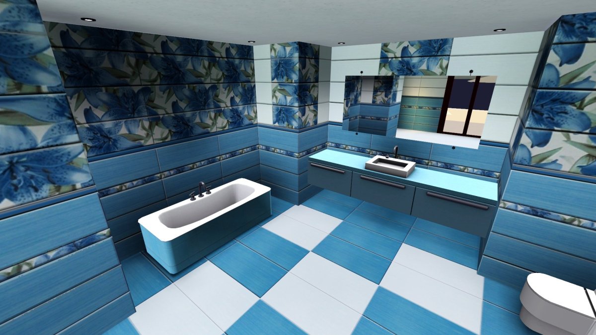 Реклама 3d дизайн плитки