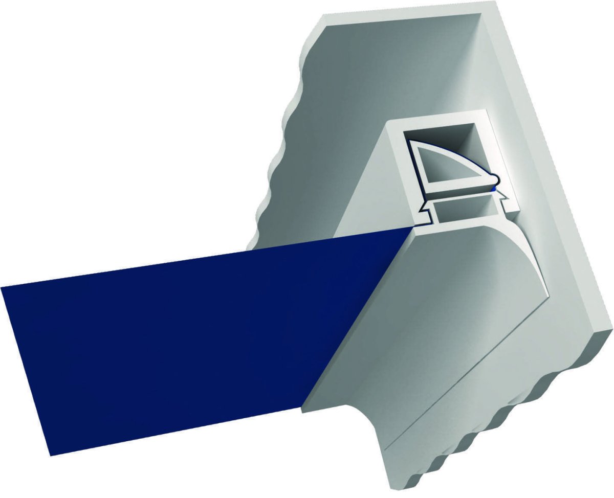 Гарпунная система крепления натяжных