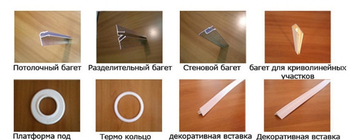 Вставка трубка для натяжных потолков