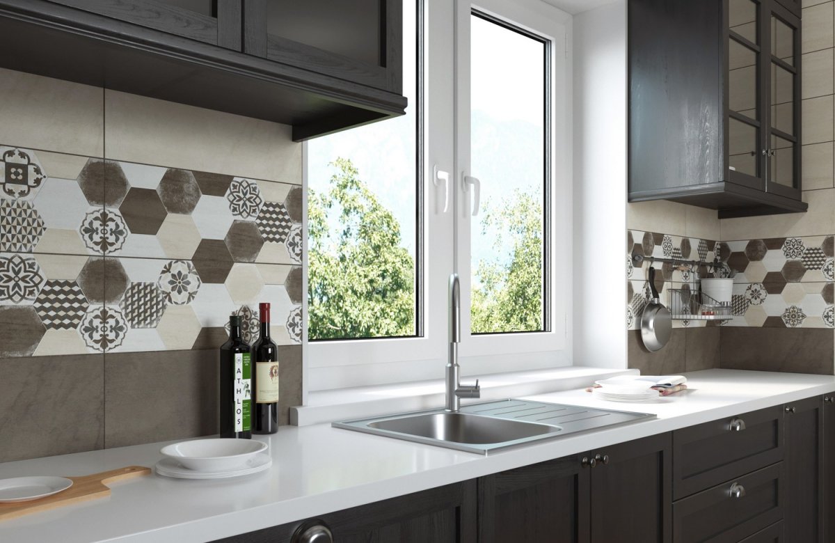 Плитка Винтаж 1д Керамин