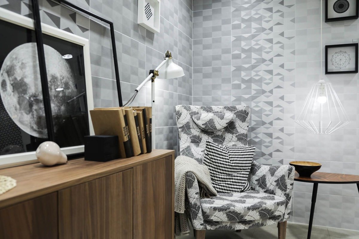 Плитка Керамин пантон в интерьере