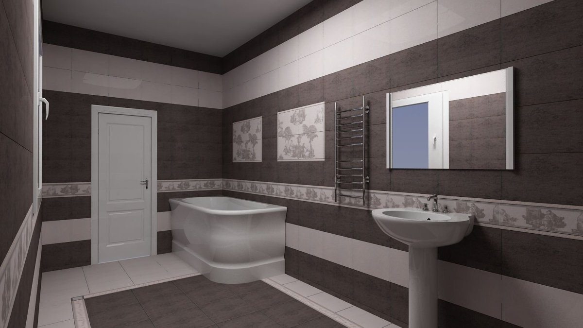 Плитка пастораль Керамин в интерьере