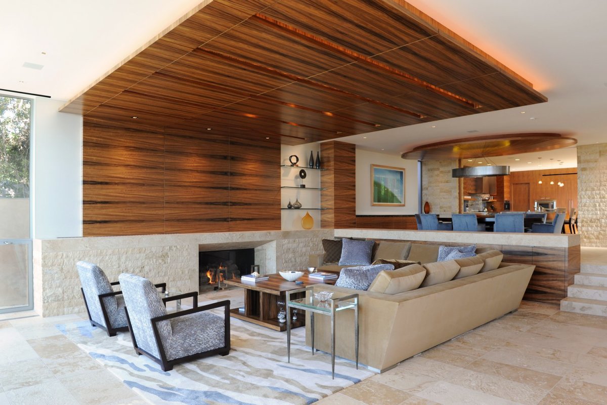 Гостиная из планкена