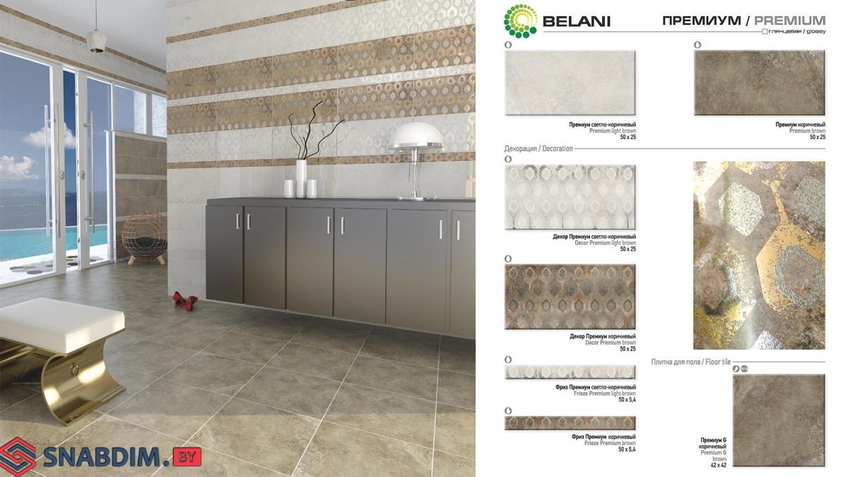 Белани Дайкири в интерьере плитка на кухне