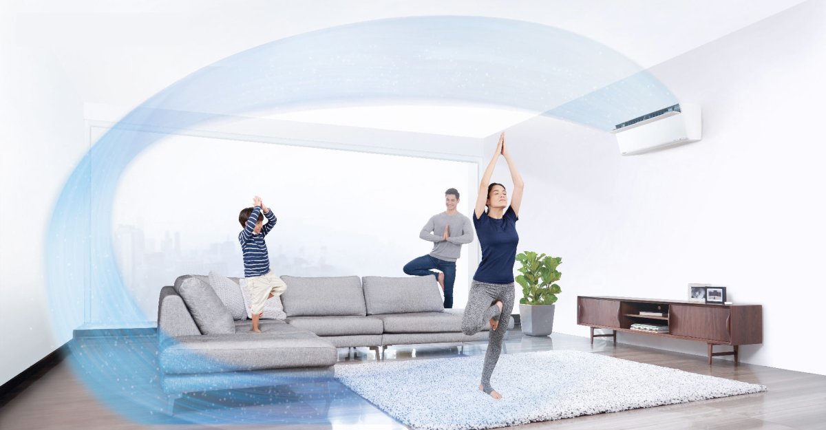 Интерьер кондиционер семья