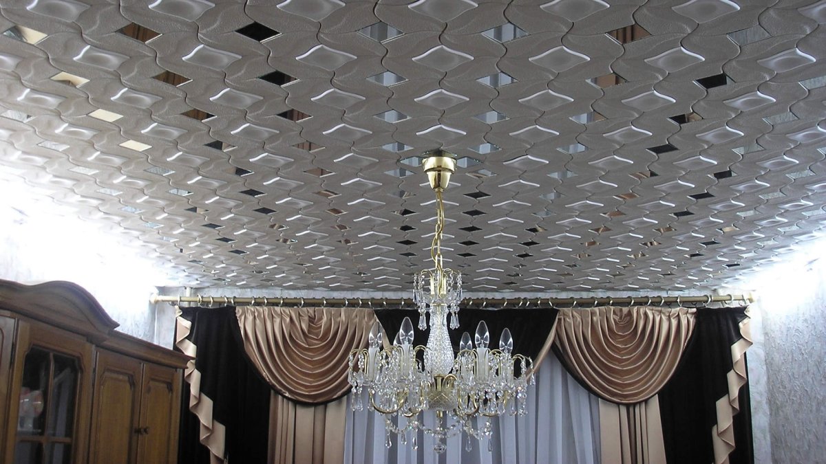 Потолочная плитка бесшовная