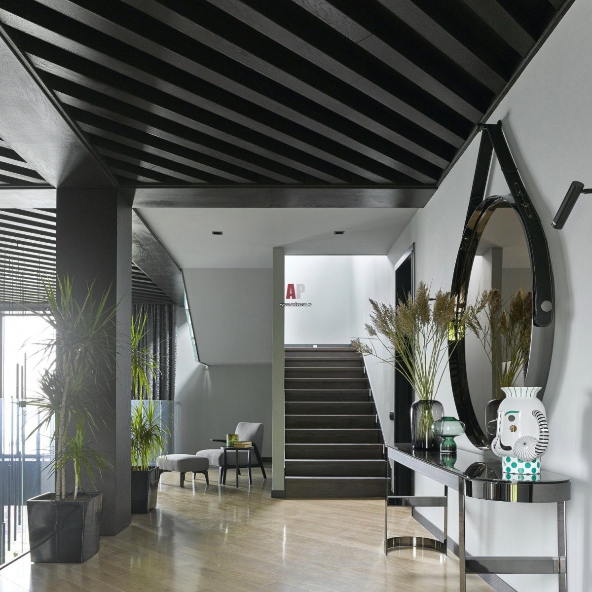 Реечный потолок в интерьере