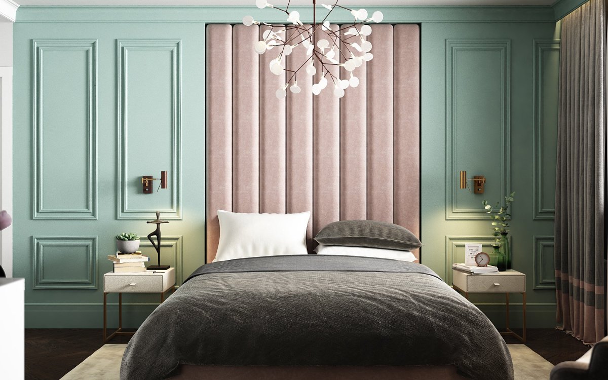 Цвет спальни Нео минт