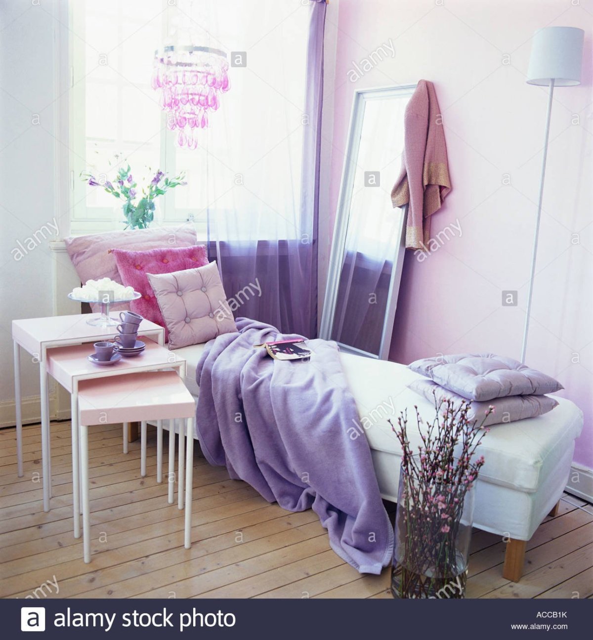 Лавандовый цвет в интерьере