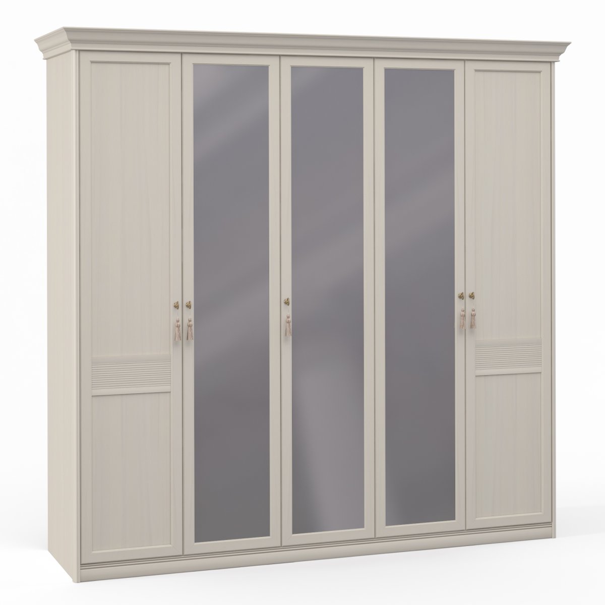 "Лючия светлая" fu3-01.t8l, шкаф 5 дв. (2 1 2)