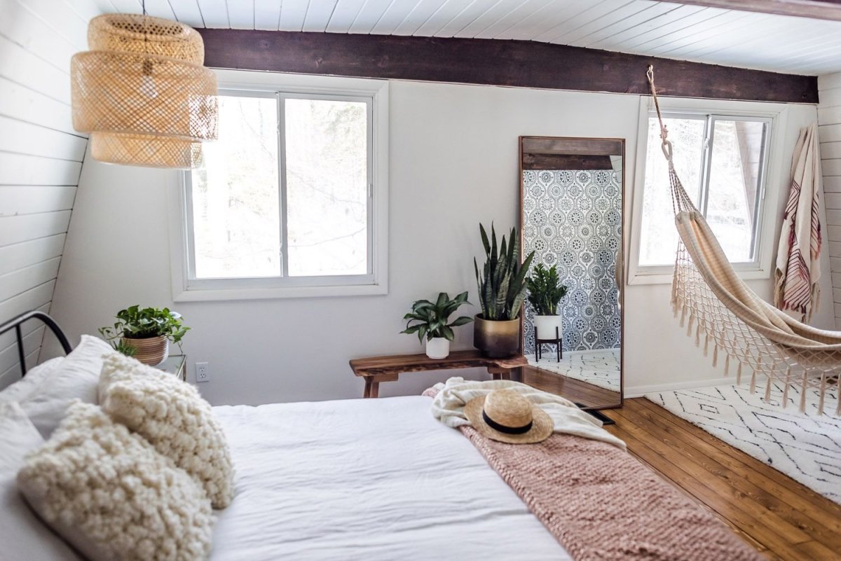 Скандинавский домашний уют спальня