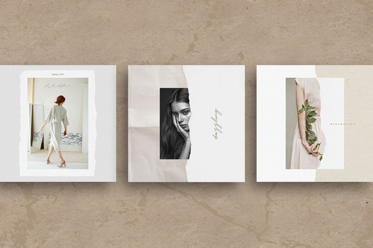 Реклама стильная макет