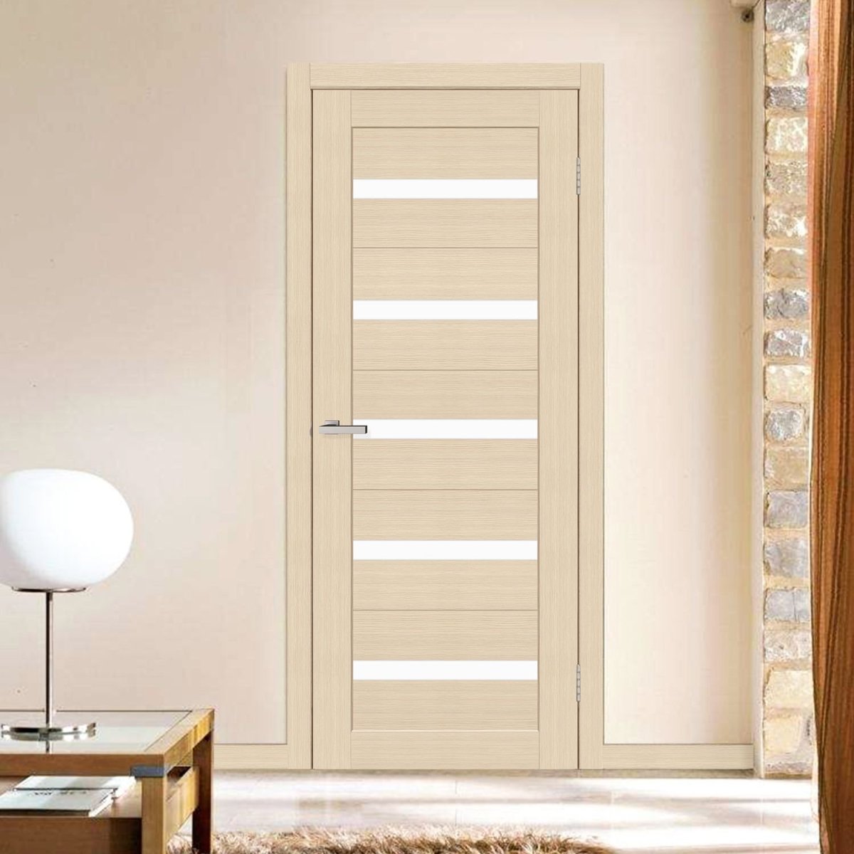 Дверь дуб латте