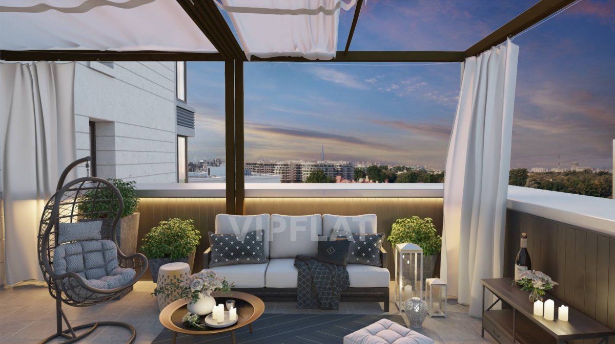 Квартира с большой террасой