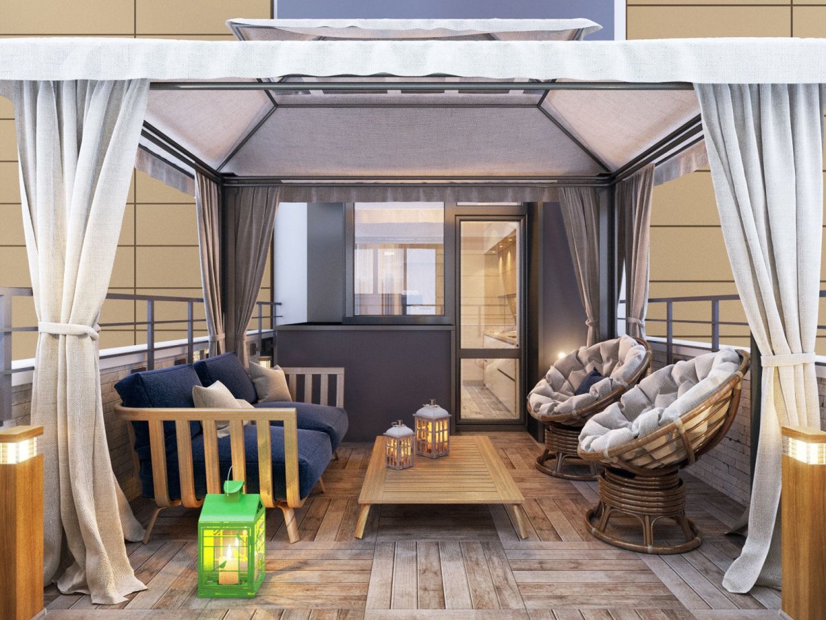 Метраж террасы