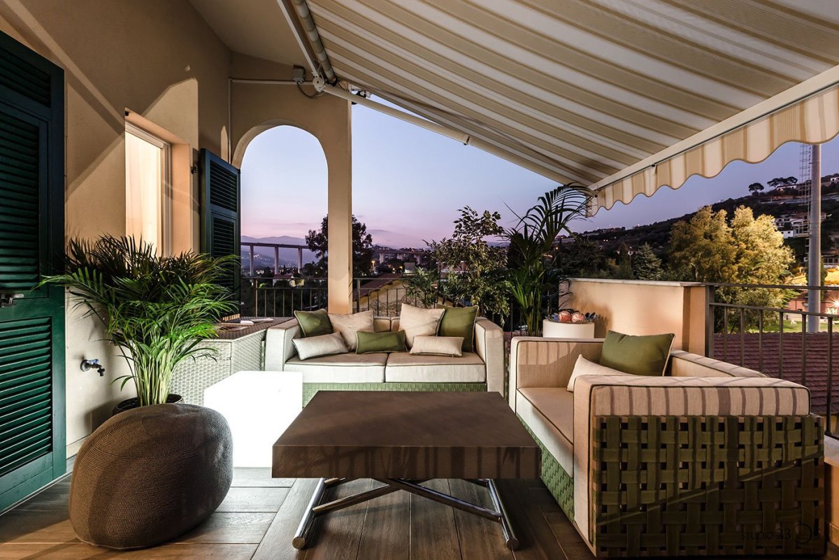 Терраса в квартире итальянский стиль