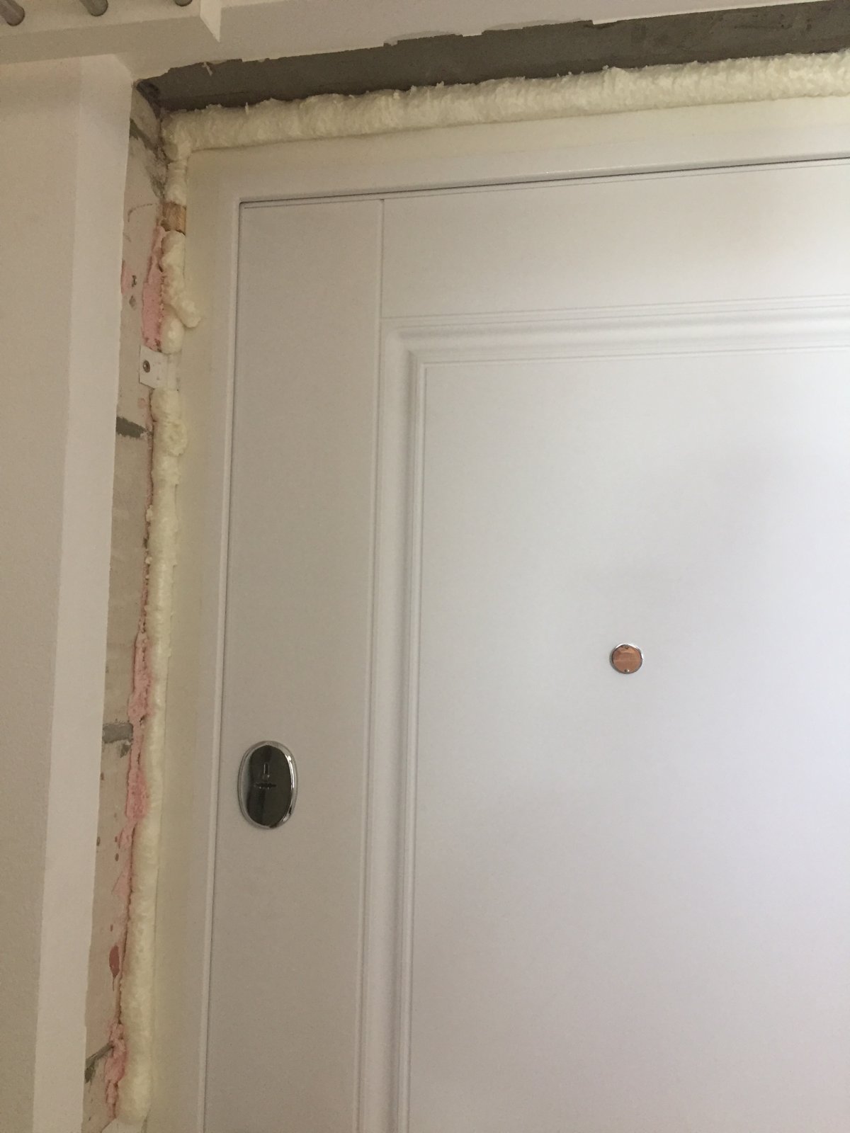 Откосы входной двери варианты отделки