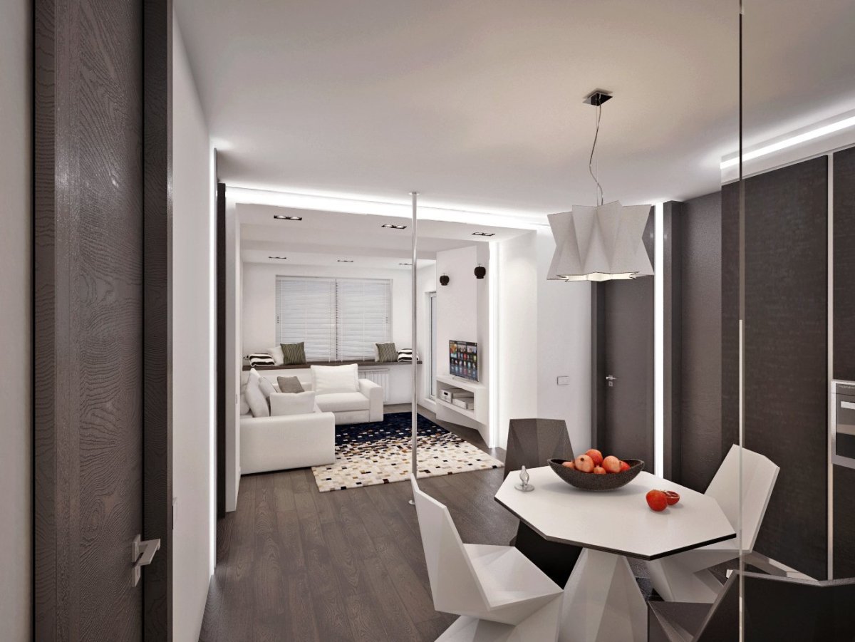 Шест в интерьере квартиры